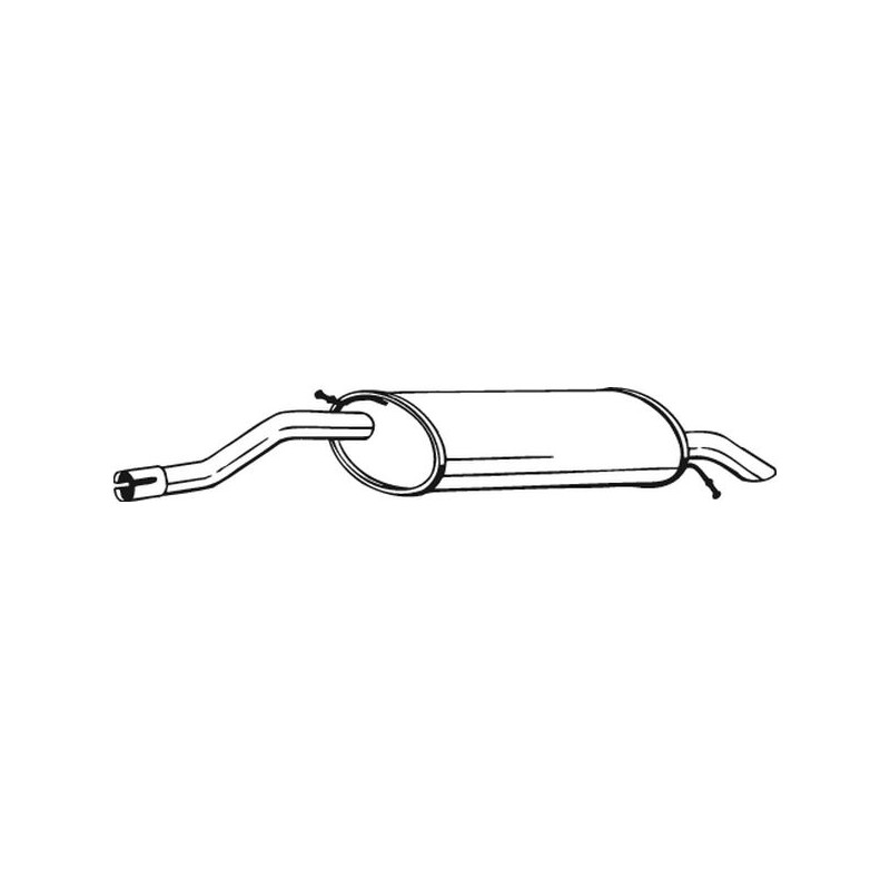 Silencieux d'échappement Arrière Pour Citroën C5 Camionnette/I 1726RV