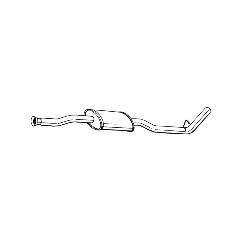 Silencieux d'échappement Central Pour Renault Kangoo Express Nissan