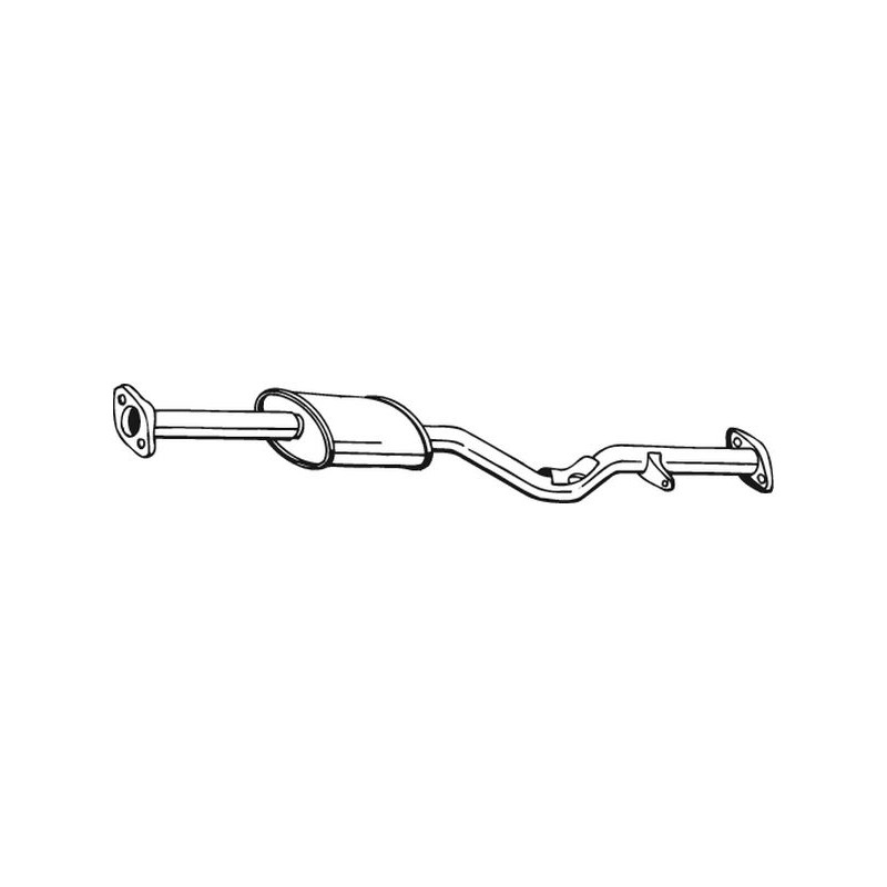Silencieux d'échappement Central Pour Mitsubishi L200 MR431800 XR431800