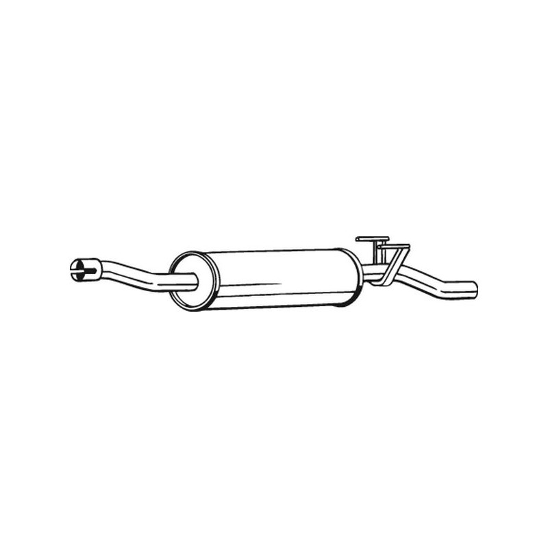 Silencieux d'échappement Central Pour MERCEDES Sprinter 3,5-T Autobus/Autocar
