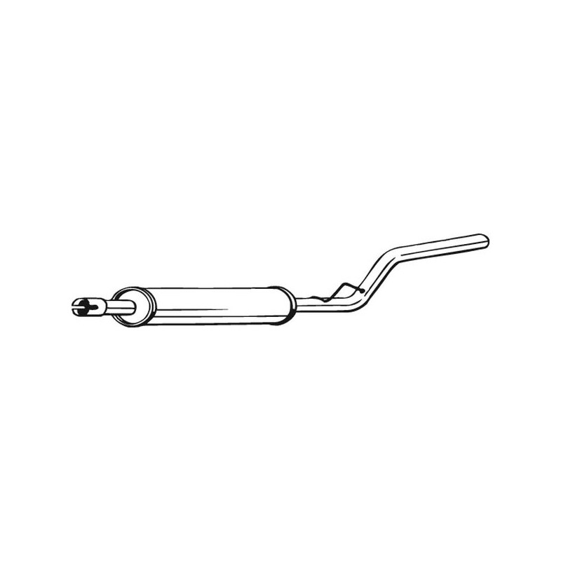 Silencieux d'échappement Central Pour VW Caddy III Monospace 2K3253209A
