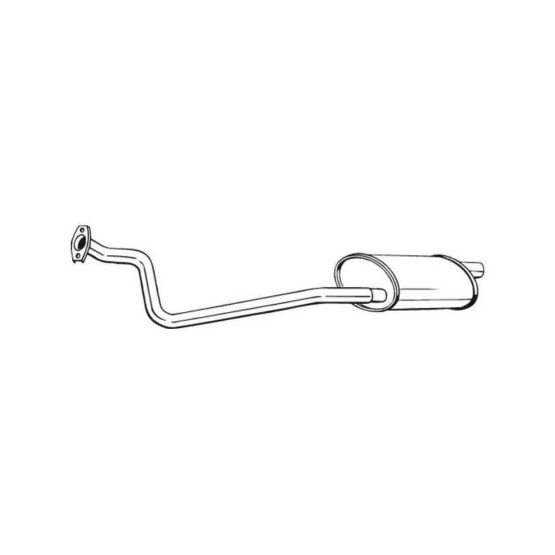 Silencieux d'échappement Avant Pour Peugeot Fiat Citroën 1705NS 9456199680