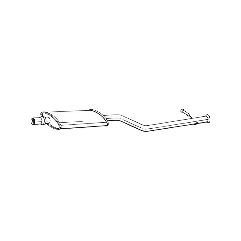 Silencieux d'échappement Central Pour Citroën Xsara Picasso 1717G2