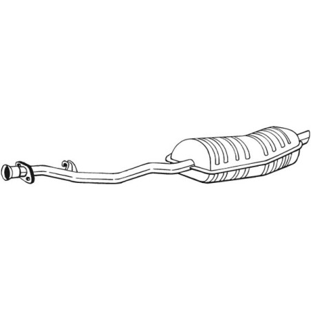 Silencieux d'échappement Arrière Pour BMW 3 Touring 18101247278