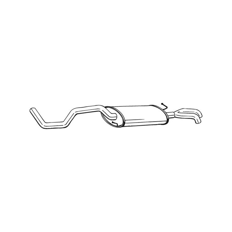 Silencieux d'échappement Arrière Pour VW Polo/Polo Classic Variant Seat