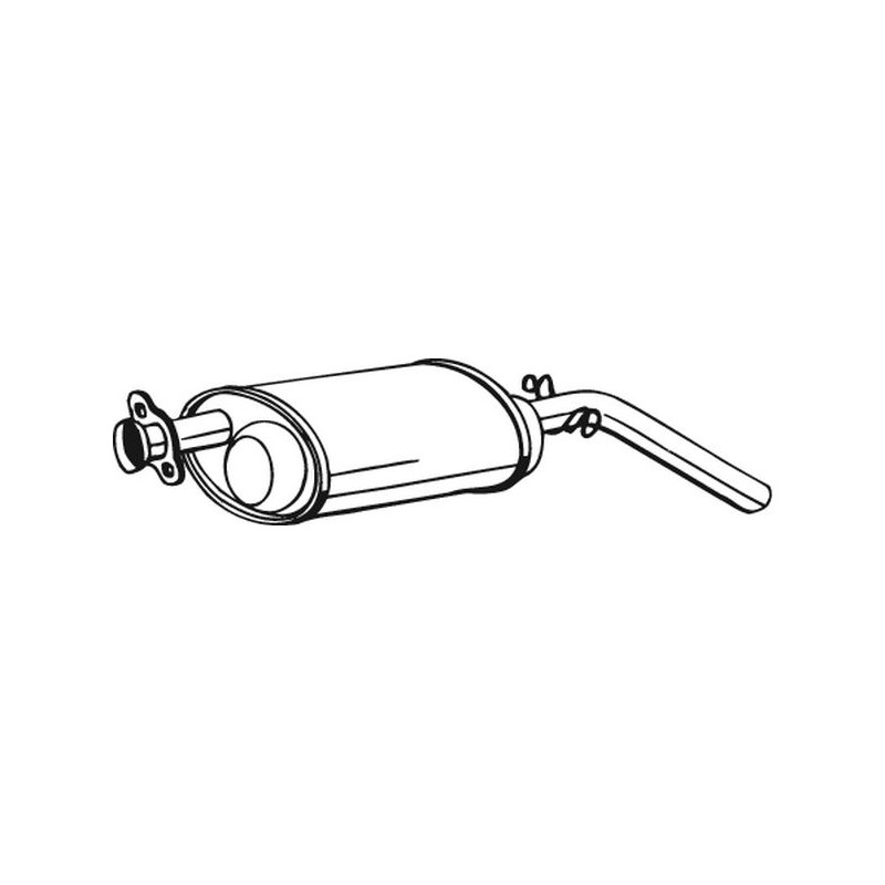 Silencieux d'échappement Arrière Pour Renault 6006000552