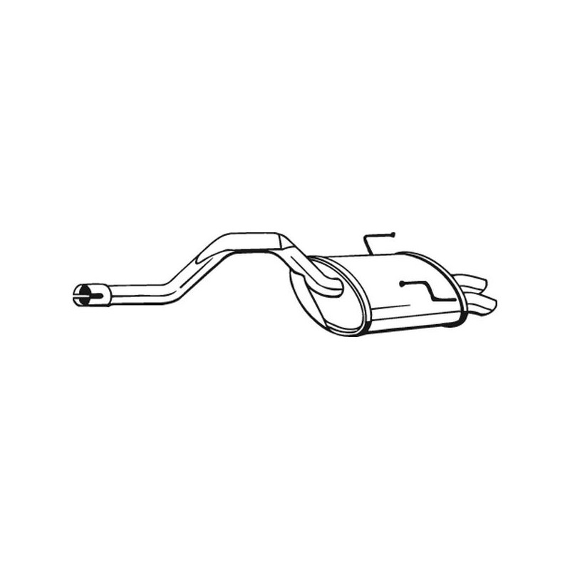 Silencieux d'échappement Arrière Pour Renault Espace III 6025406800
