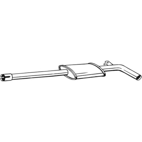 Silencieux d'échappement Central Pour Renault Modus/Grand Modus 8200356126