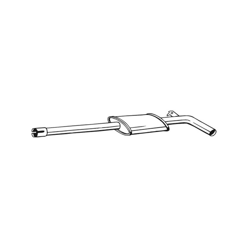 Silencieux d'échappement Central Pour Renault Modus/Grand Modus 8200356126