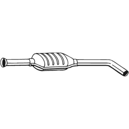 Silencieux d'échappement Central Pour Renault Megane I Cabriolet 7700425776