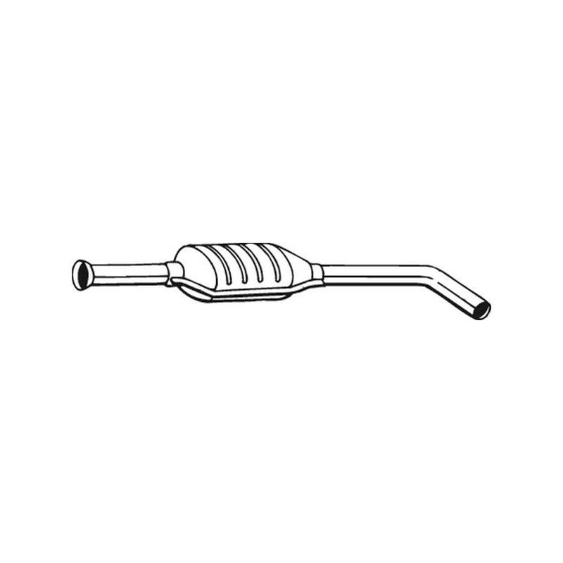Silencieux d'échappement Central Pour Renault Megane I Cabriolet 7700425776