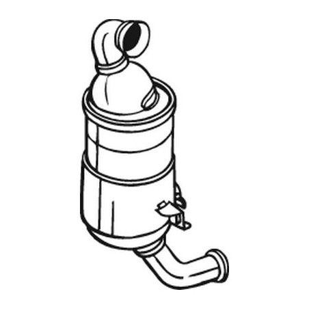 Catalyseur Pour Peugeot Fiat Citroën Jumpy 1.6 HDi 90 16V 1.6 D Multijet