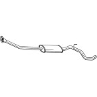 Silencieux d'échappement Central Pour Nissan Note 203001U61A