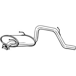 Silencieux d'échappement Arrière Pour Suzuki Wagon R+ 1430083E00