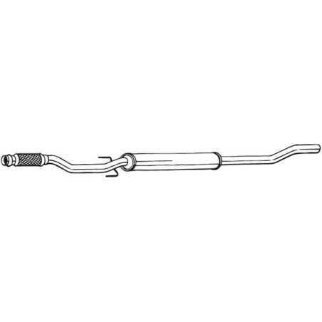 Silencieux d'échappement Central Pour Mini Mini Clubman 18302753113