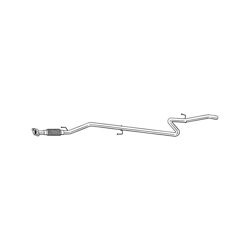 Tuyau d'échappement Pour Fiat Doblo Monospace 46835317