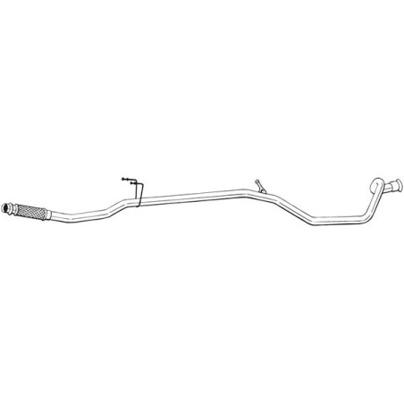 Tuyau d'échappement Pour Peugeot 206 SW 1717AP