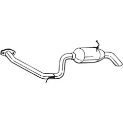 Silencieux d'échappement Arrière Pour Toyota RAV 4 III 1743026740 1743026741