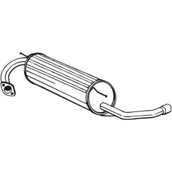 Silencieux d'échappement Arrière Pour Toyota RAV 4 I 174307A780