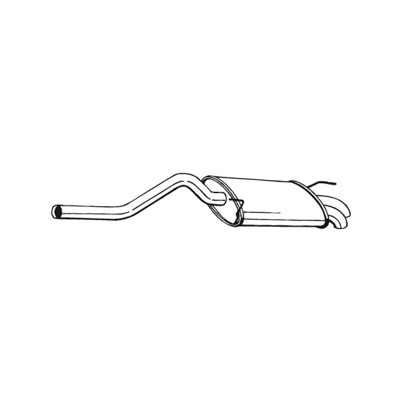 Silencieux d'échappement Arrière Pour VW Caddy II/Monospace II Monospace Seat