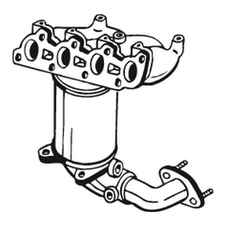 Catalyseur Pour Ford Fiesta V Van Fusion 1197936 1211234 1220541 1220542 1318370