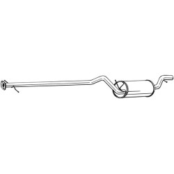 Silencieux d'échappement Central Pour Ford Focus A Trois Volumes 1133076