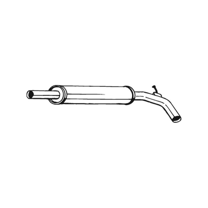 Silencieux d'échappement Central Pour VW Polo 6N0253209E JZW253209AA