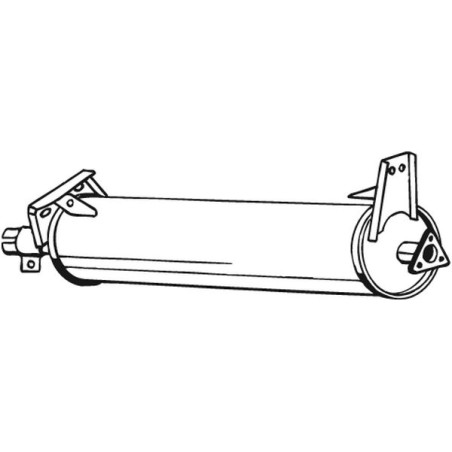Silencieux d'échappement Central Pour VW Transporter III 068251053C 068251053H