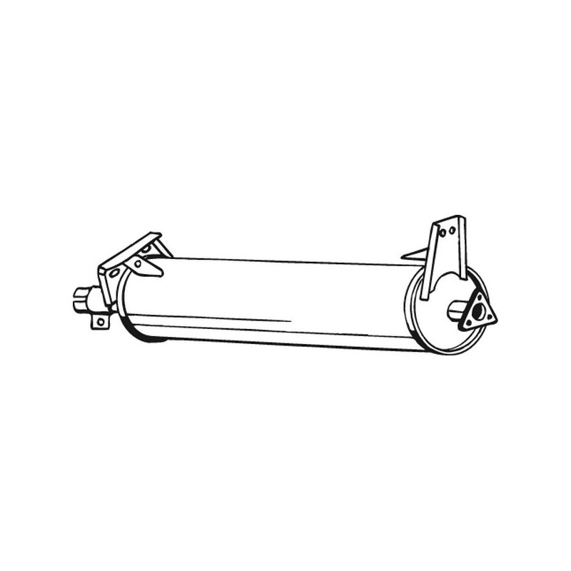 Silencieux d'échappement Central Pour VW Transporter III 068251053C 068251053H
