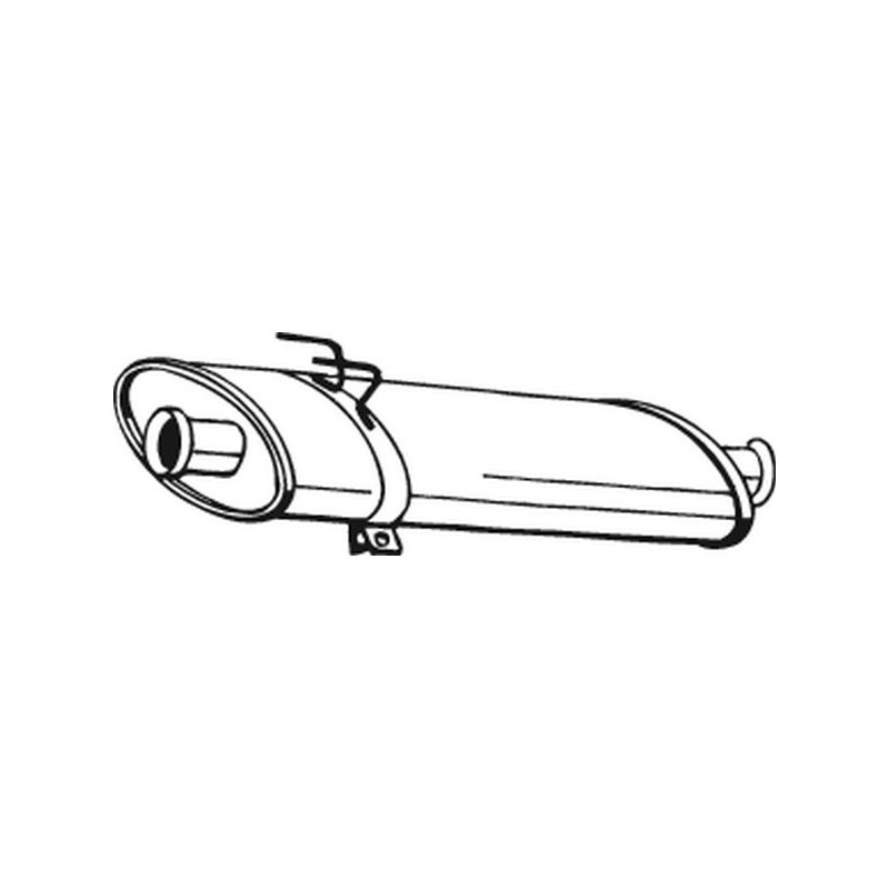 Silencieux d'échappement Central Pour Renault Opel Vauxhall 7700302360 4500126
