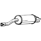 Silencieux d'échappement Arrière Pour Dacia Duster 200109538R