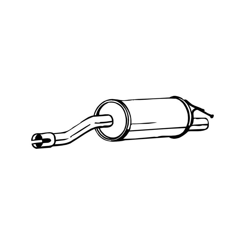 Silencieux d'échappement Arrière Pour Dacia Duster 200109538R