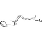 Silencieux d'échappement Arrière Pour Mitsubishi L200 MR127383 XR127383