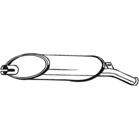 Silencieux d'échappement Arrière Pour Renault 4 7700657465 7700859523