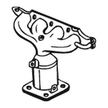 Catalyseur Pour Suzuki Ignis I II Wagon R+ R Subaru Justy III