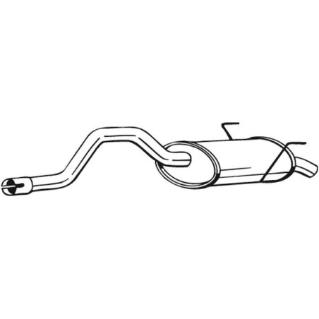 Silencieux d'échappement Arrière Pour Renault Espace III 6025304105 6025310951