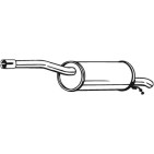 Silencieux d'échappement Arrière Pour Dacia Sandero 200100919R 200105063R