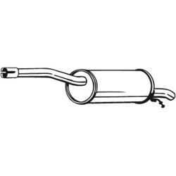 Silencieux d'échappement Arrière Pour Dacia Sandero 200100919R 200105063R