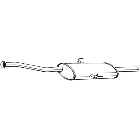 Silencieux d'échappement Central Pour Renault Espace III 6025309207