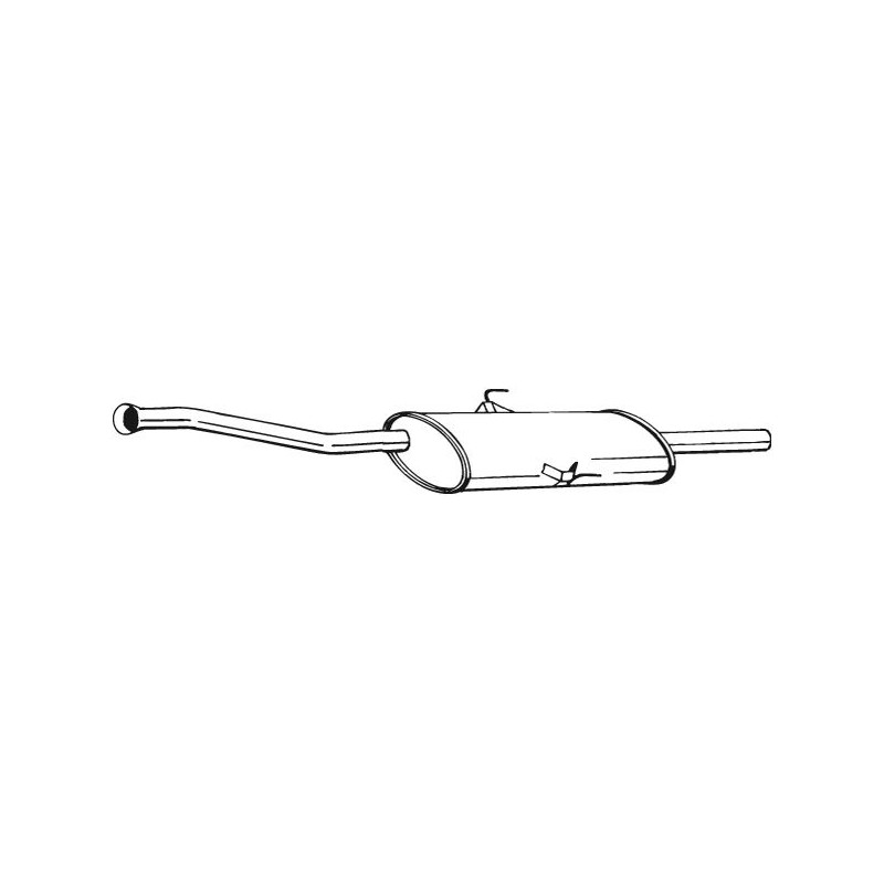 Silencieux d'échappement Central Pour Renault Espace III 6025309207