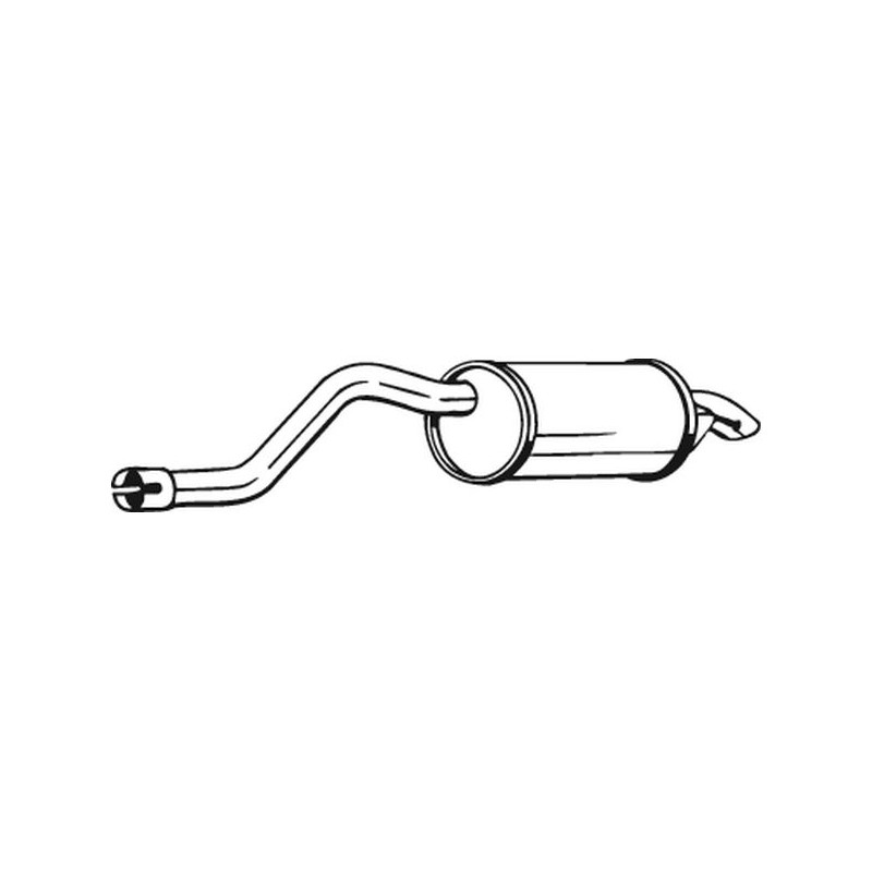 Silencieux d'échappement Arrière Pour Renault Twingo II 8200500949