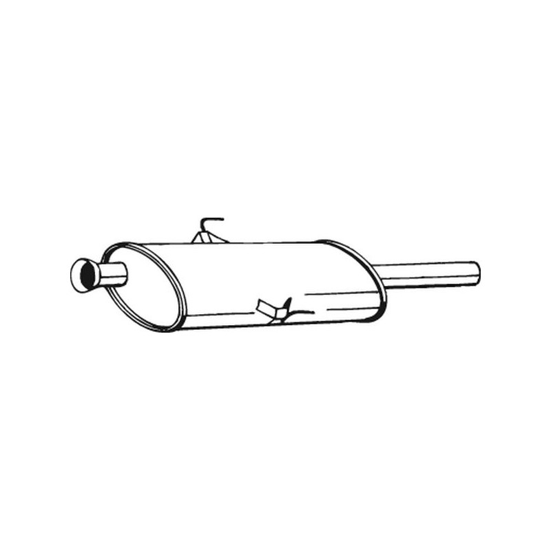 Silencieux d'échappement Central Pour Renault Espace III 6025304105 6025310951