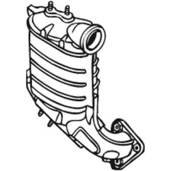 Catalyseur Pour Renault Grand Scénic II Megane A Trois Volumes 8200747077