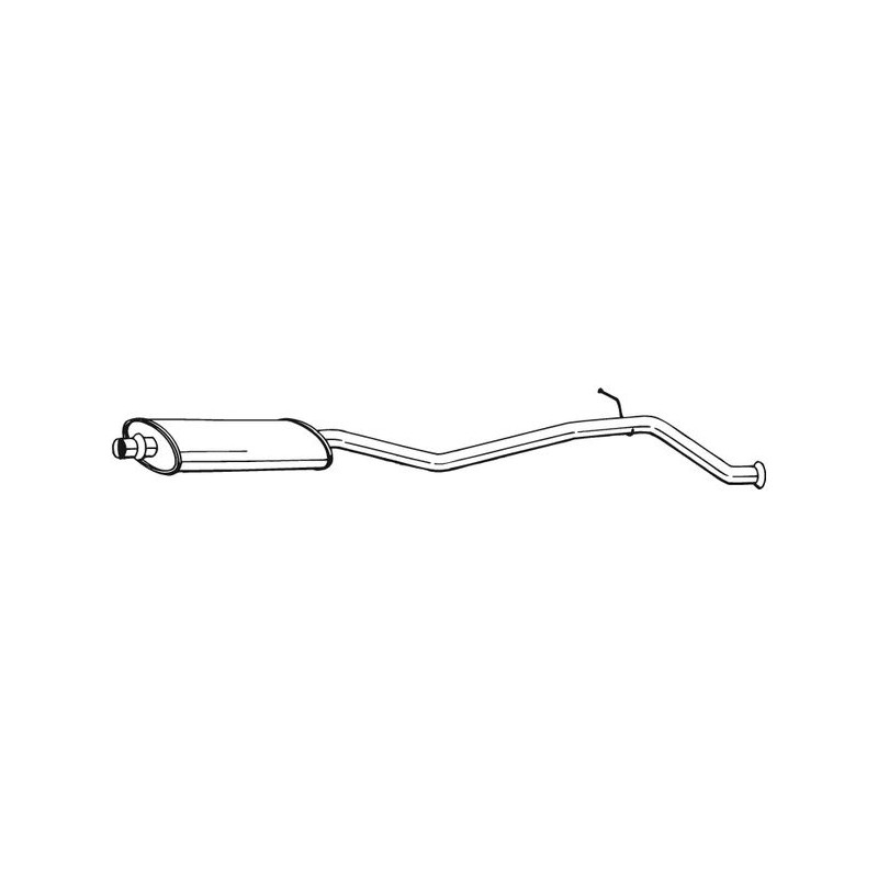Silencieux d'échappement Central Pour Peugeot 406 1717C7