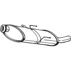 Silencieux d'échappement Arrière Pour Peugeot 406 1726CX