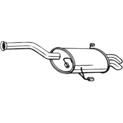 Silencieux d'échappement Arrière Pour Peugeot 607 1726RX