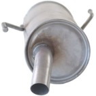 Silencieux d'échappement Arrière Pour Peugeot 206 Van 1726TP 1726TQ