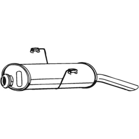 Silencieux d'échappement Arrière Pour Peugeot 306 1726C2 1726T3 1726Z2