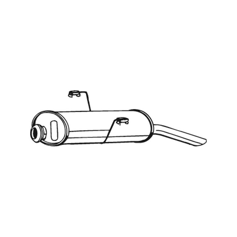 Silencieux d'échappement Arrière Pour Peugeot 306 1726C2 1726T3 1726Z2