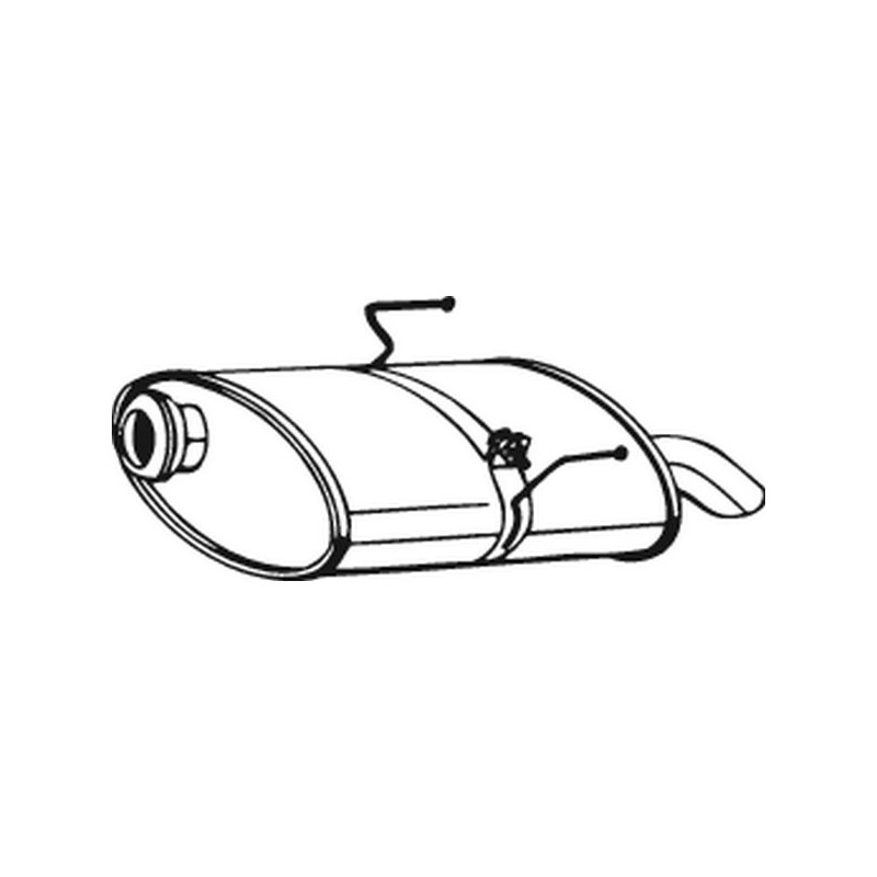 Silencieux d'échappement Arrière Pour Peugeot 406 1726AL 1726J7 1726P5